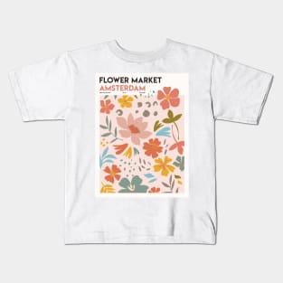 Flower Market Amsterdam Print Collection Kids T-Shirt